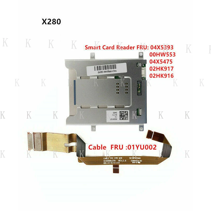 C   For Lenovo Thinkpad X280 Smart Card Reader Cable 04x5393 04X5475 00HW553