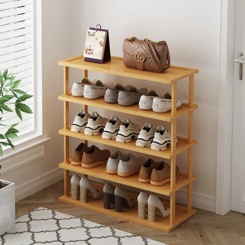 Multi-Layer Shoe Rack Small Household Doorstep Storage Rack Shoe Storage Tool Indoor Narrow Door Corner Seam Shoe Cabinet