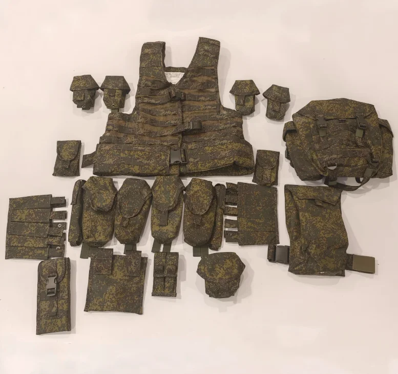 

Russian EMR Camouflage 6SH117 Tactical Vest Green Copy Include All Pouches