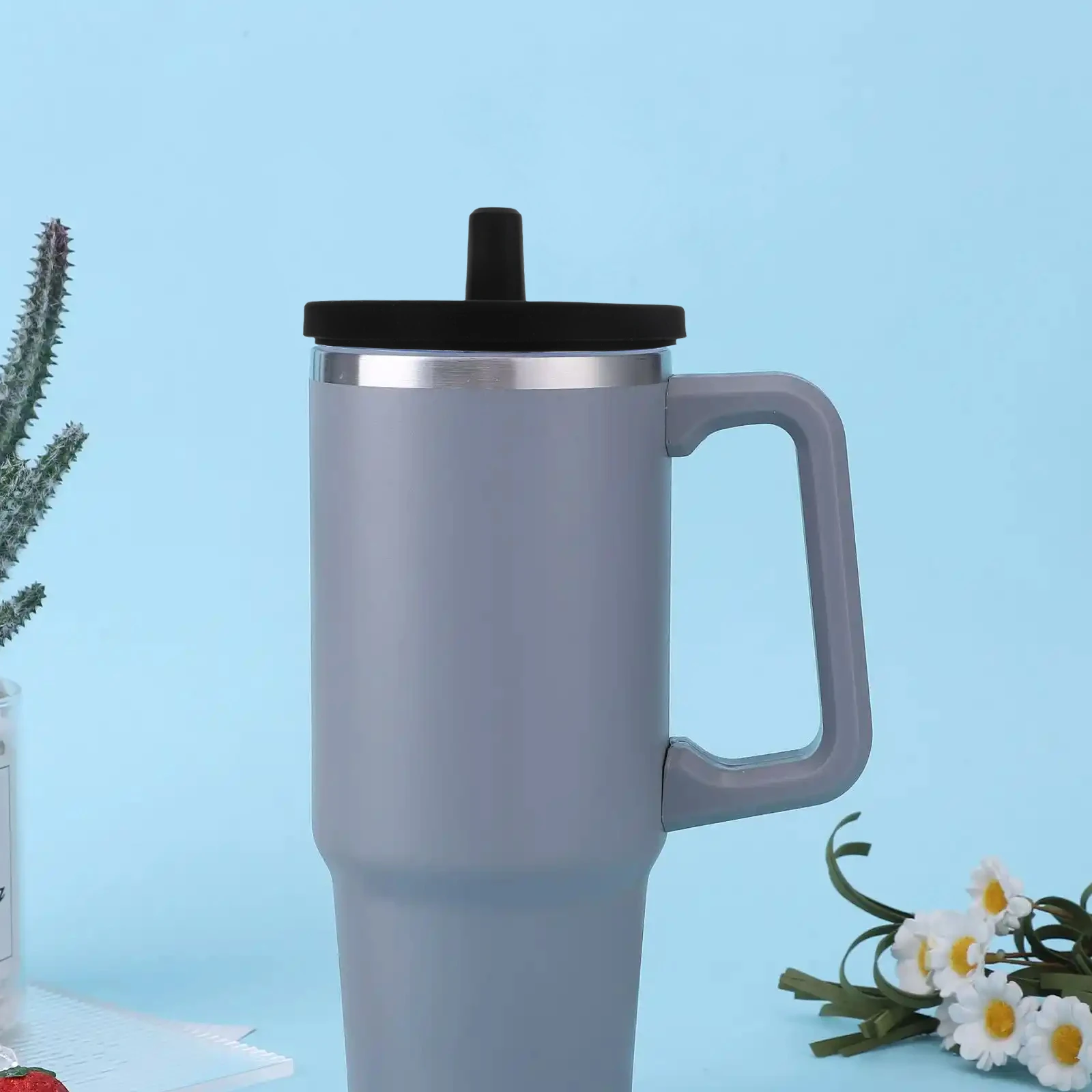 

2 Pcs Straw Cup Lid Mouth Cover Lids for Tumblers Coffee Mug Replacement Sealed Accessories