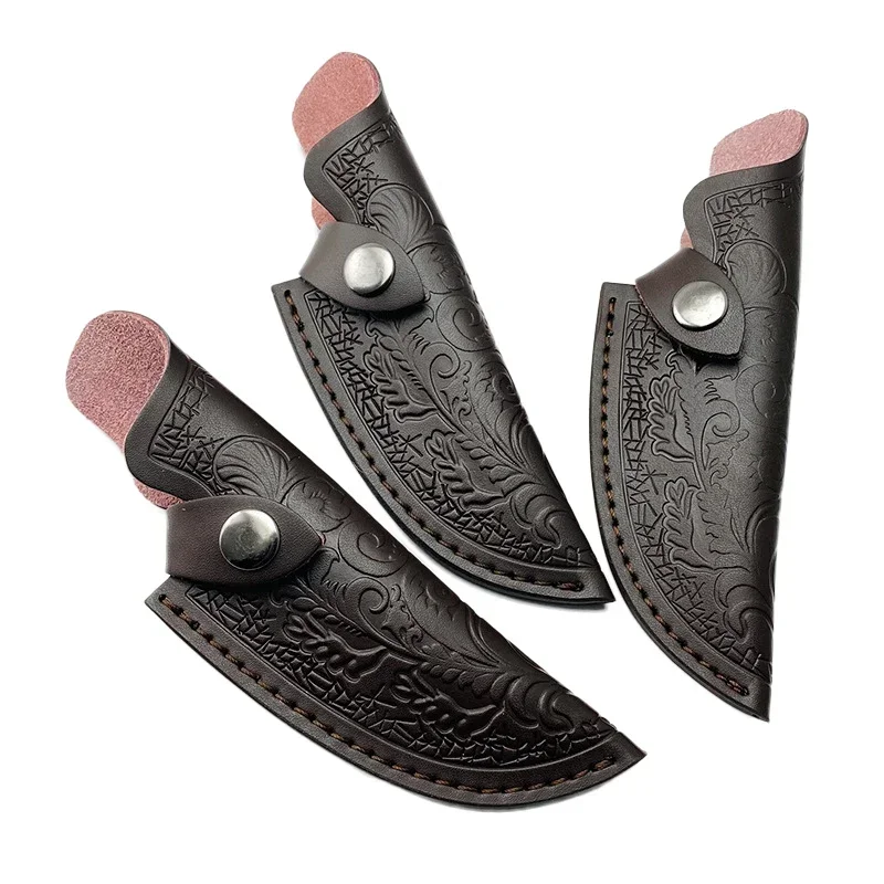 

1PCS Home DIY Fixed Blade Knife Tool Parts Outdoor Knife Carrying and Storage Leather Case Accessories for Knife DIY