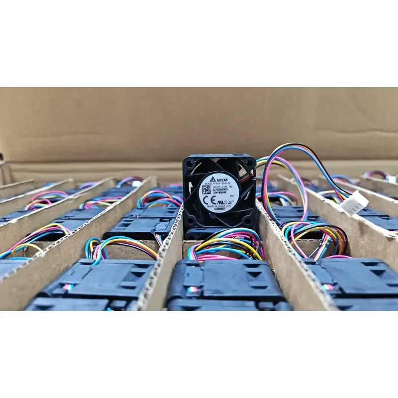 for Delta 4028 12V 2.1A Server Power Supply Car Model Modified High Speed Fan FFB0412EN-00