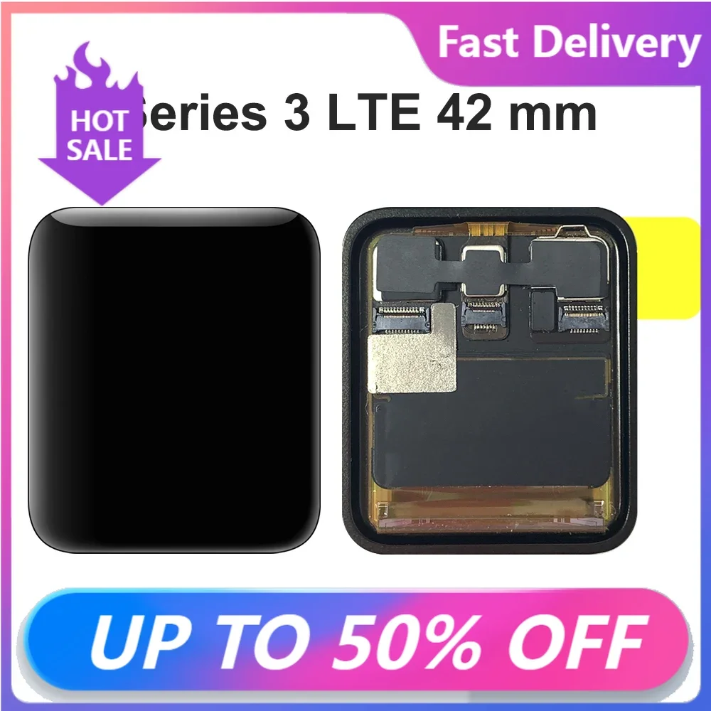 

38mm 42mm 40mm 44mm Display For Apple Watch Series 1 2 3 4 5 6 Display Apple Watch 4 44mm LCD Digitizer Assembly Replac Fast Del