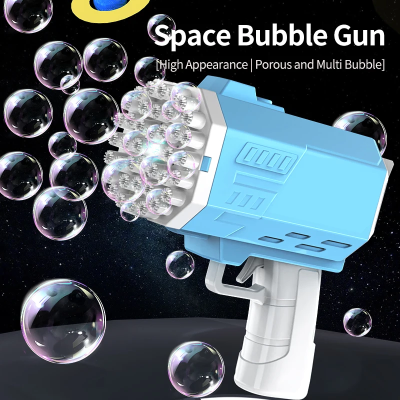 40 Hole Bubble Machine Toy Handheld Porous Bubble Gun/wedding Game/bubble Outdoor Toy (Without Bubble Water)