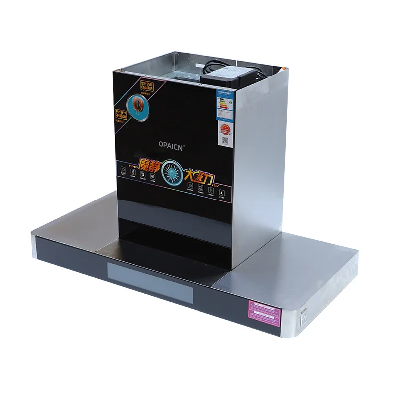 

Экономичная бытовая вытяжка, кнопка, наклонная угловая черная стеклянная вытяжка для кухни