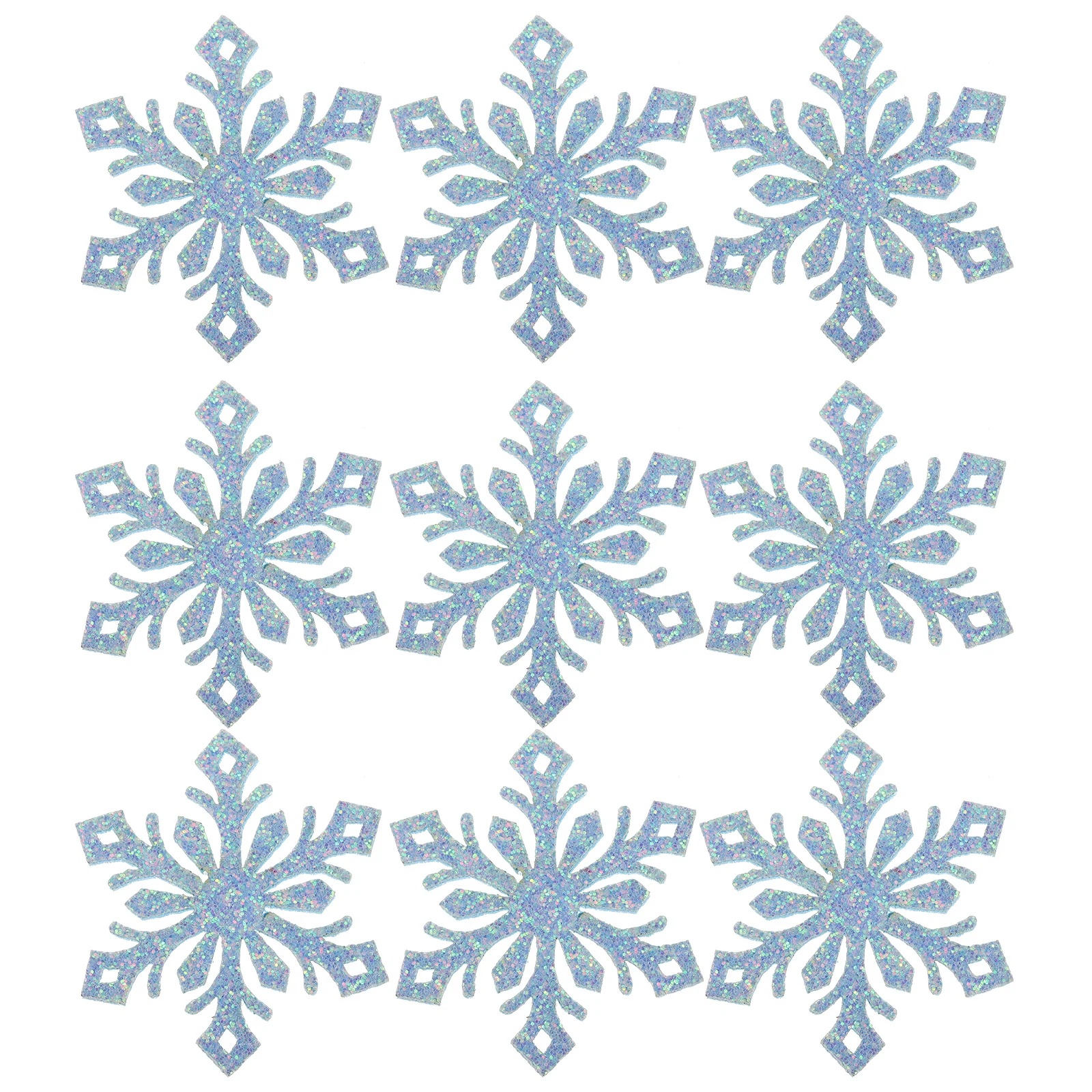 

30Pcs Snowflake Hairpin Material DIY Hair Clip Patches High Quality Soft Texture for Kid Hairpin DIY Accessories Clothing