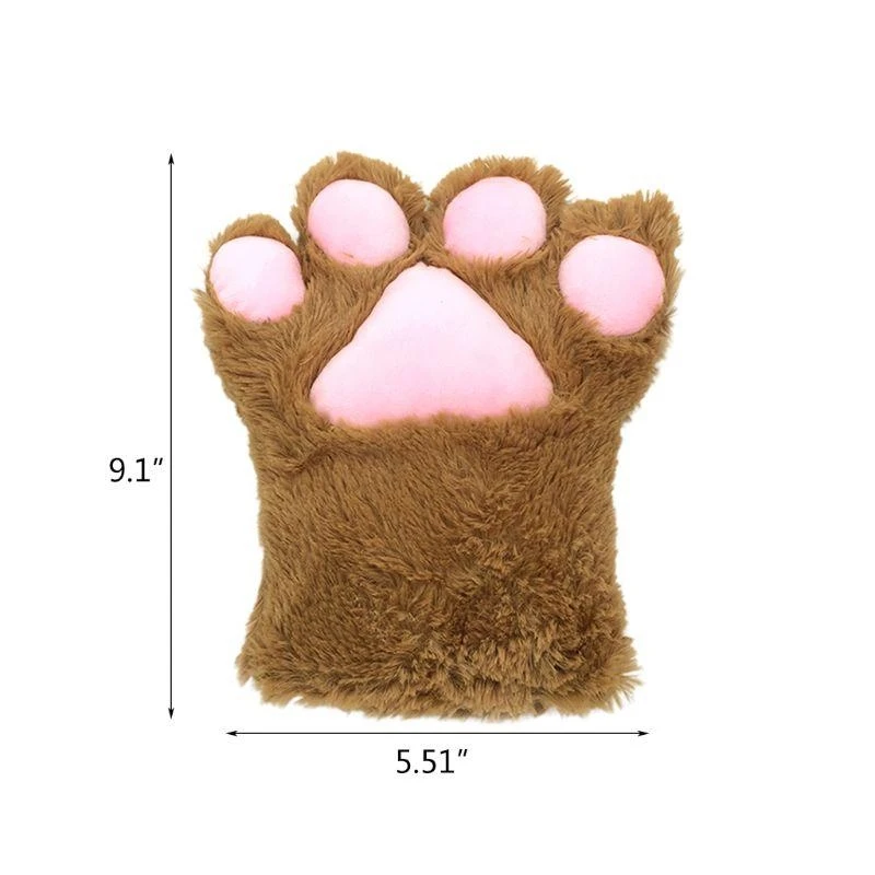 5asd 1Pc for Cat Kitten Animal Cosplay Accessory Glove for Halloween