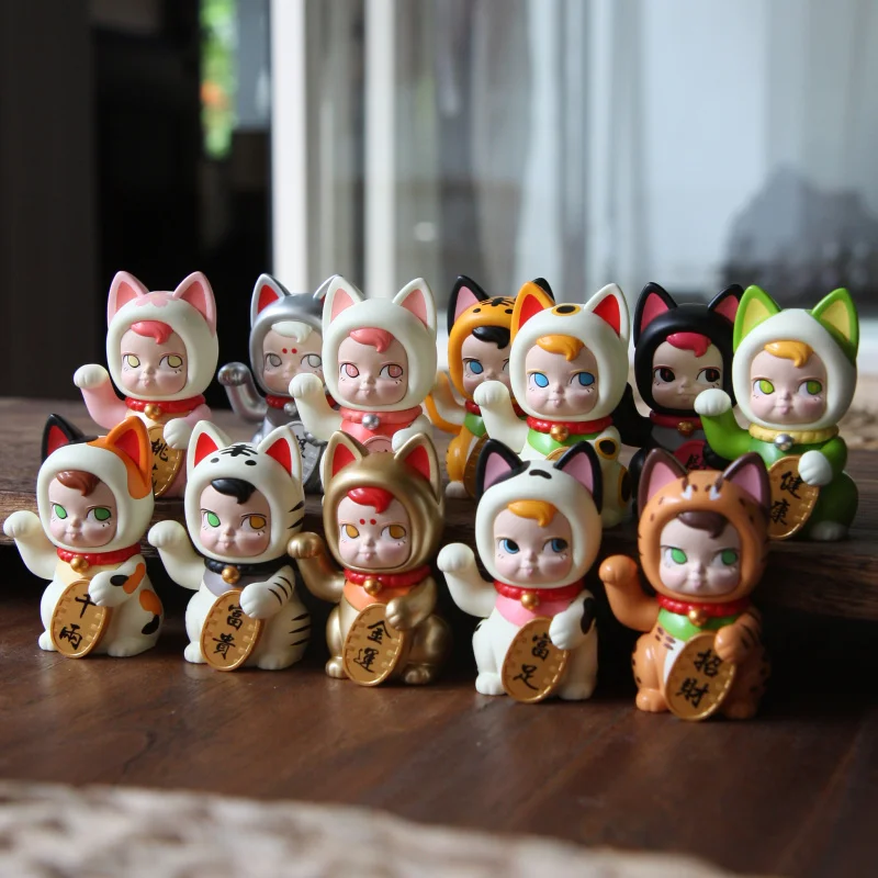 New Arrival Samsam Fortuen Cat Series Blind Box Toys  Figure Surprise Mystery Box Dolls Girls Gift