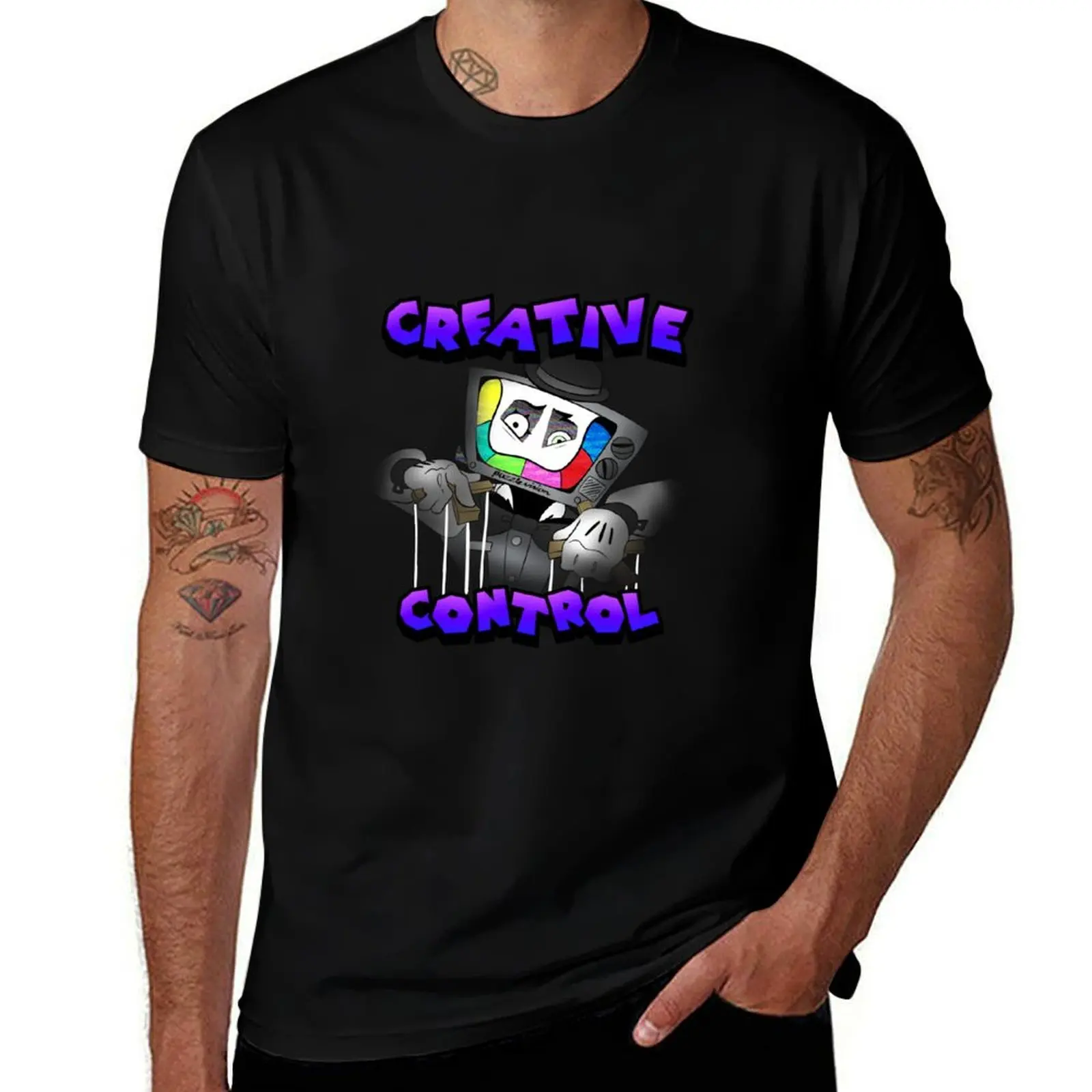 Creative Control (Mr. Puzzle) (wersja przezroczysta) T-Shirt koszulka z grafiką koszulka w stylu vintage t-shirty celne oversize t-shirt mężczyźni