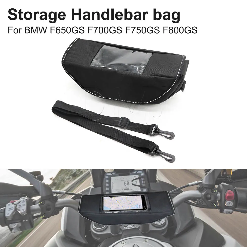 Motorcycle Storage Handlebar Bag Travel Tool Bag For BMW F650GS F700GS F750GS F800GS F800R F900R F900XR R1300RT R1200RT