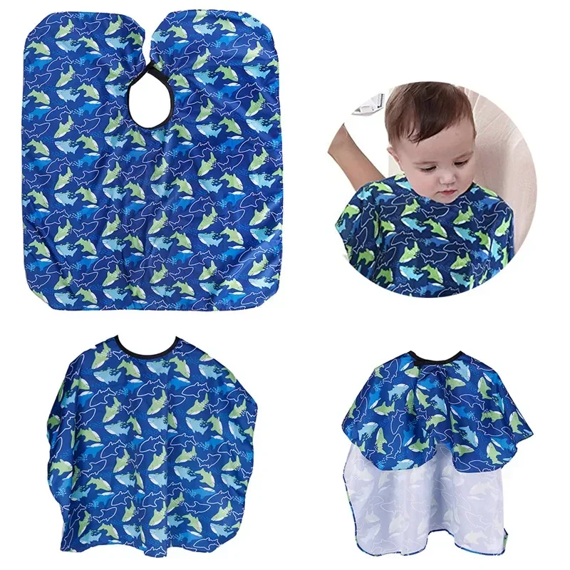 أطفال الكرتون حلاقة تصفيف الشعر كيب المهنية قص الشعر صالون الحلاق التفاف مقاوم للماء قطع ثوب العناية بالشعر لوازم التصميم