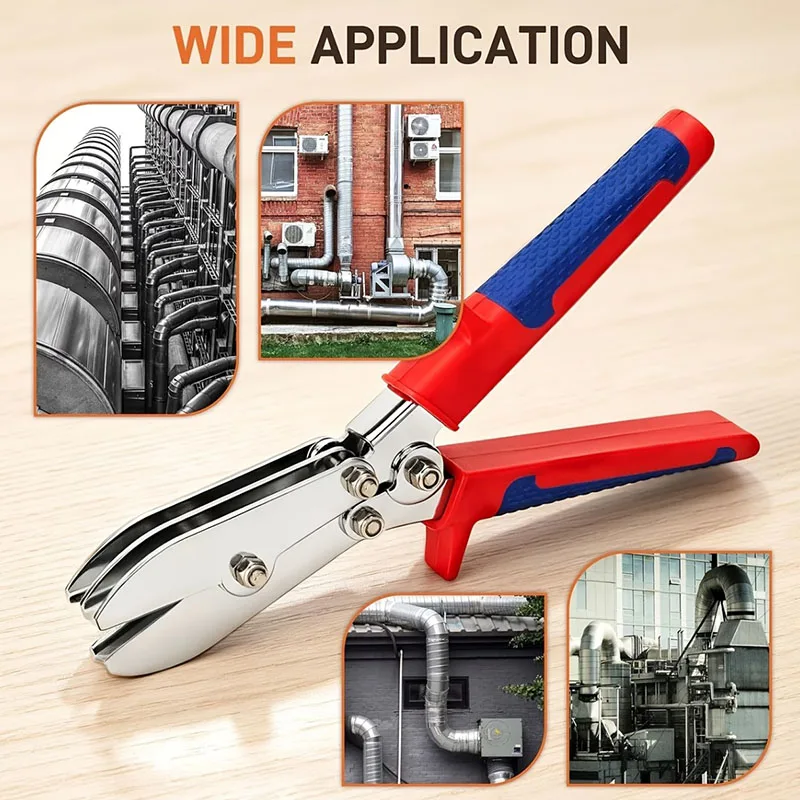 Manual crimping tool Pipeline repair Sheet metal Folded edge pliers Sheet metal tools for fabricating downpipes and fittings
