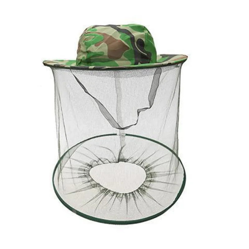 Fishing Cap Mesh Bee Keeper Hat With Mosquito Net Prevent Anti Sun UV Outdoor Sunshade Neck Walking Head Covers For Men Women's