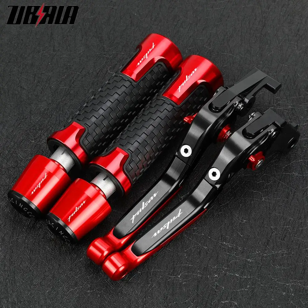 

Motorcycle For Bajaj Pulsar 200 NS/200 RS/200 A Extendable Brake Clutch Levers Handlebar Handle Grips Ends Slider Accessories