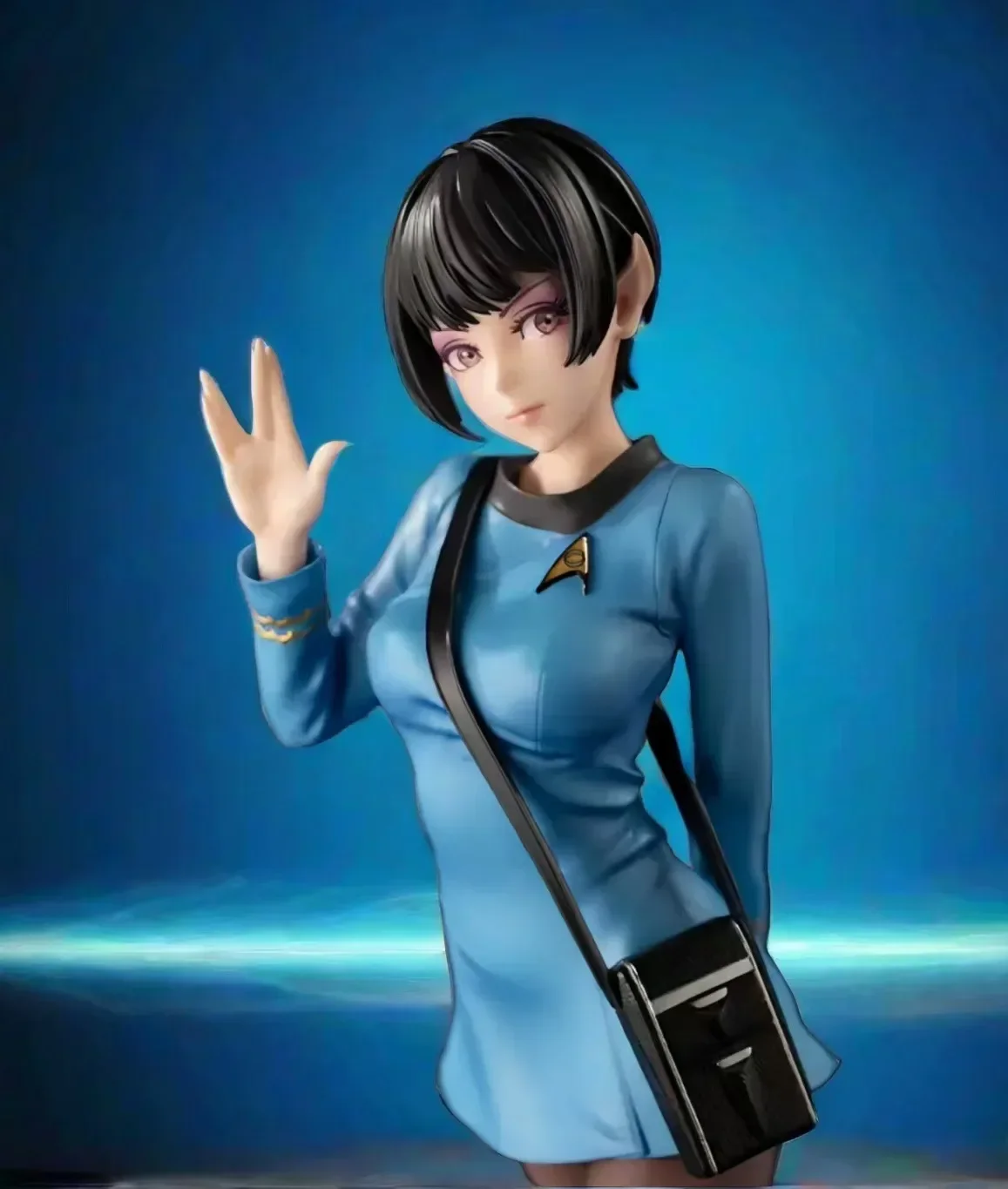 20cm Star Trek Bishoujo Vulcan Science Officer Anime Girl Figure Command/Medical Officer Action Figure Collection Model Toy Gift