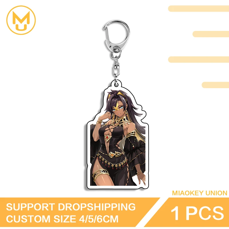 Genshin Impact Maid Furry Dehya Creative Key Chains Exclusive Lightweight Attractive Design Unique Jewelry DIY Decoration