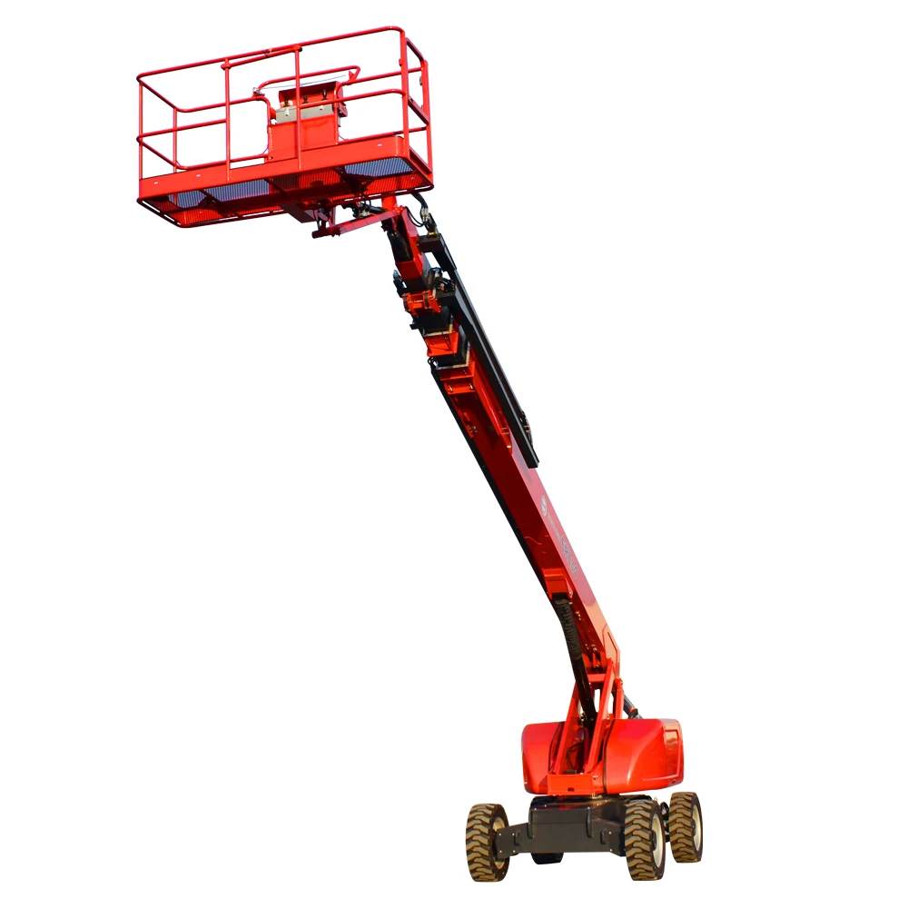 YG 10 Heavy-Duty Hydraulic Boom Lift – Industrial & Construction Platform, Flexible 360° Rotation, Safe Operation