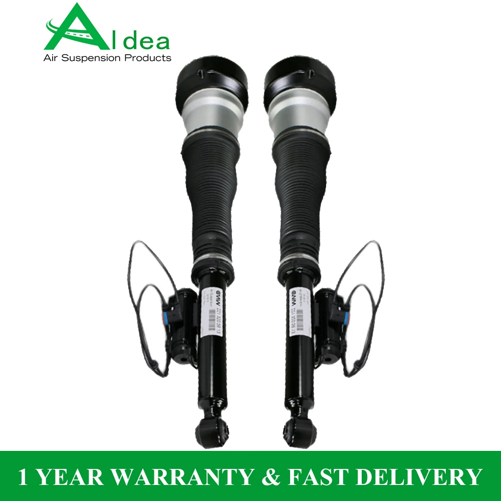 2Pcs Rear Left + Right Air Suspension Shock Absorber Strut For Mercedes-Benz W221 S350 S450 S500 S600 C216 CL550 w/AIRMATIC, ADS