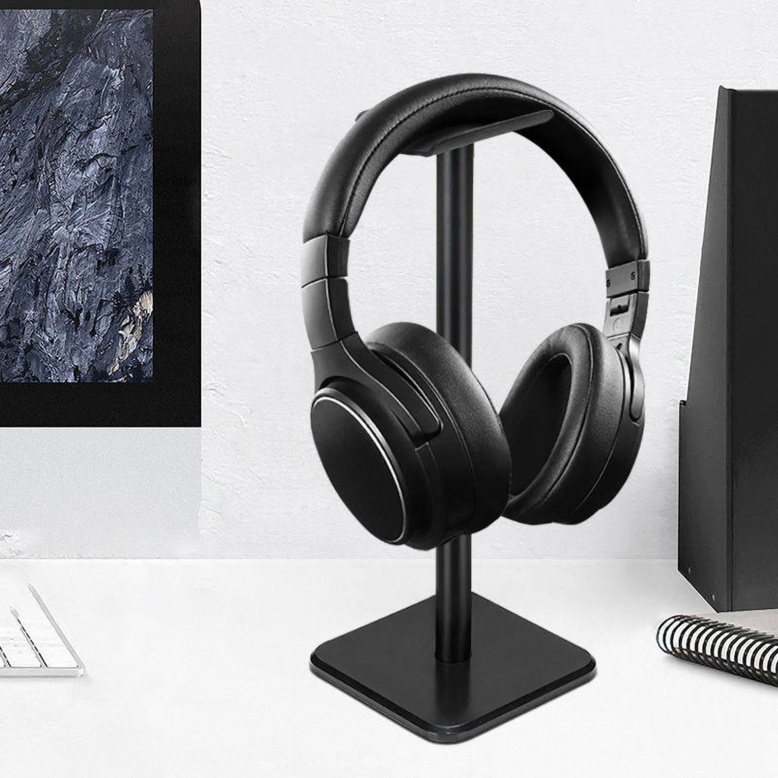 

Headset Headphone Stand Headphones Holder Mount Desktop Rack Tabletop Gaming Earphone