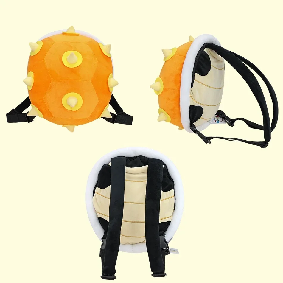 Anime Koopa Troopa Bowser Lemmy Ludwig Plüsch-Rucksack Schildkröten-Schale Gefüllte Plüschtiere Cartoon-Schultaschen Halloween-Deko-Geschenk – Detail 9