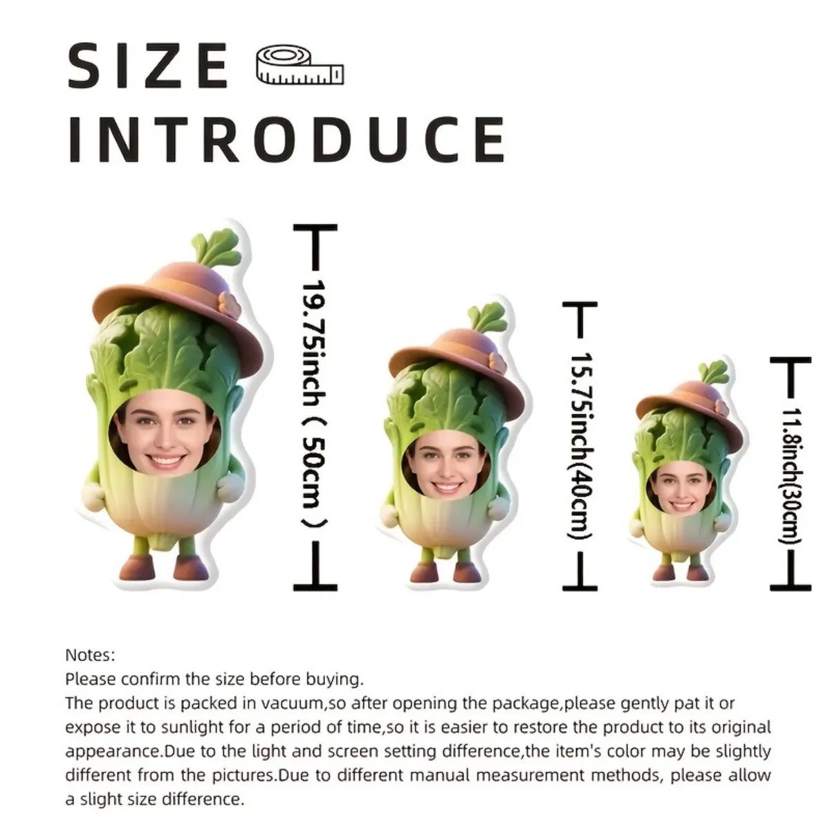 تخصيص وجه الملفوف صورة المنزل اليقطين رمي الوسائد، DIY وسائد مطبوعة على الوجهين، هدايا مضحكة ومثيرة للاهتمام