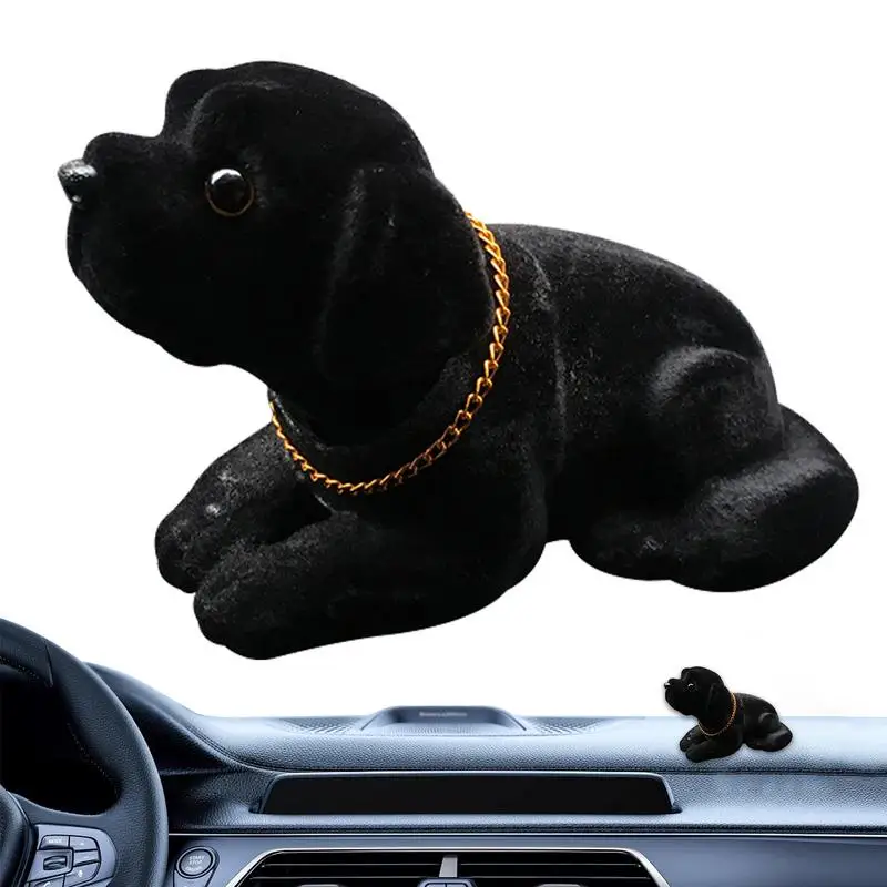 

Dog Shaking Dashboard Ornaments Puppy Shaking Head Toy Cute Labrador Puppy Figurine Desktop Ornament Resin Bobble Head Toy For