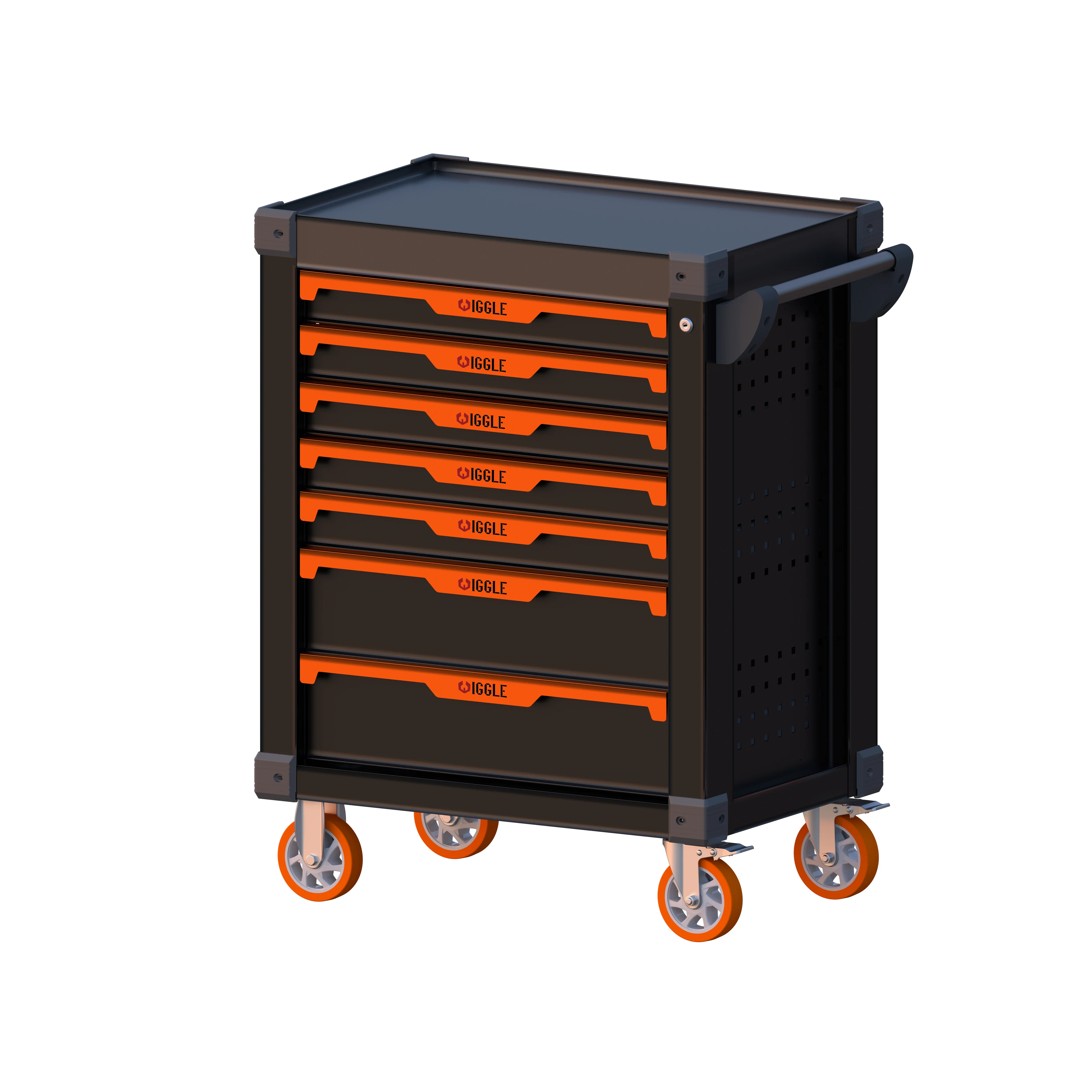 Tool cabinet Trolley With 7 Drawers Auto repair Multi-function Tool Box Set