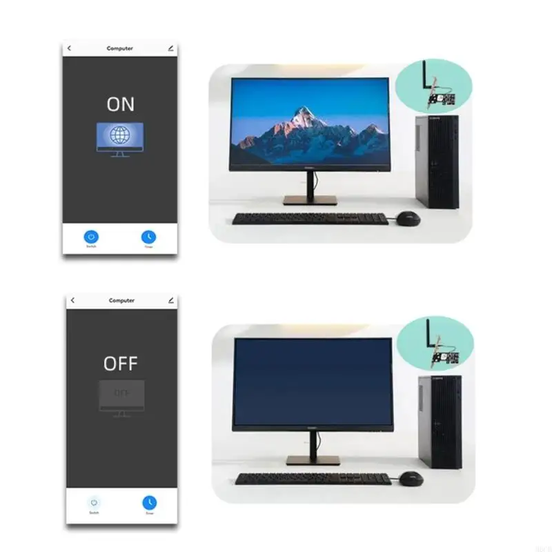 Módulo retransmissão controlada por voz M6CB para PC Power Remote Computer Starter