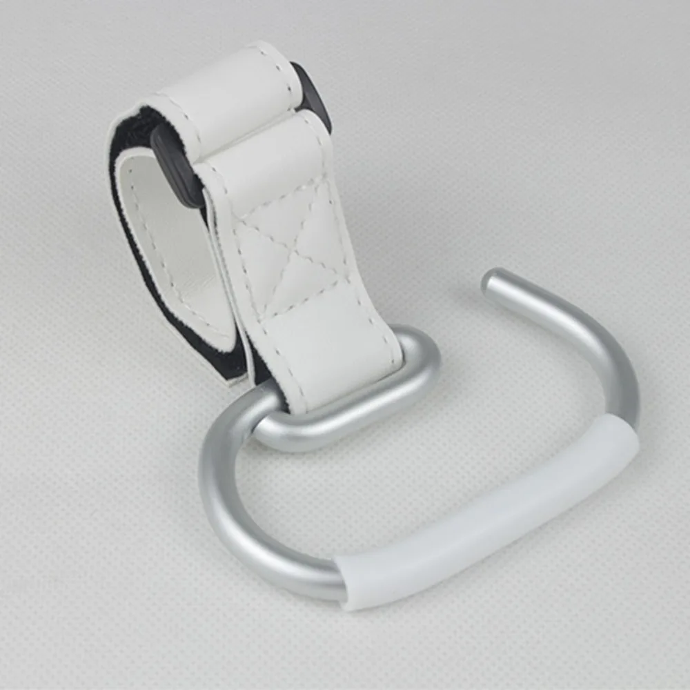PU Baby Stroller Hooks Cart Organizer Solid Color Hanging Hook Stroller Accessories Cartoon Stroller Accessories Bicycle