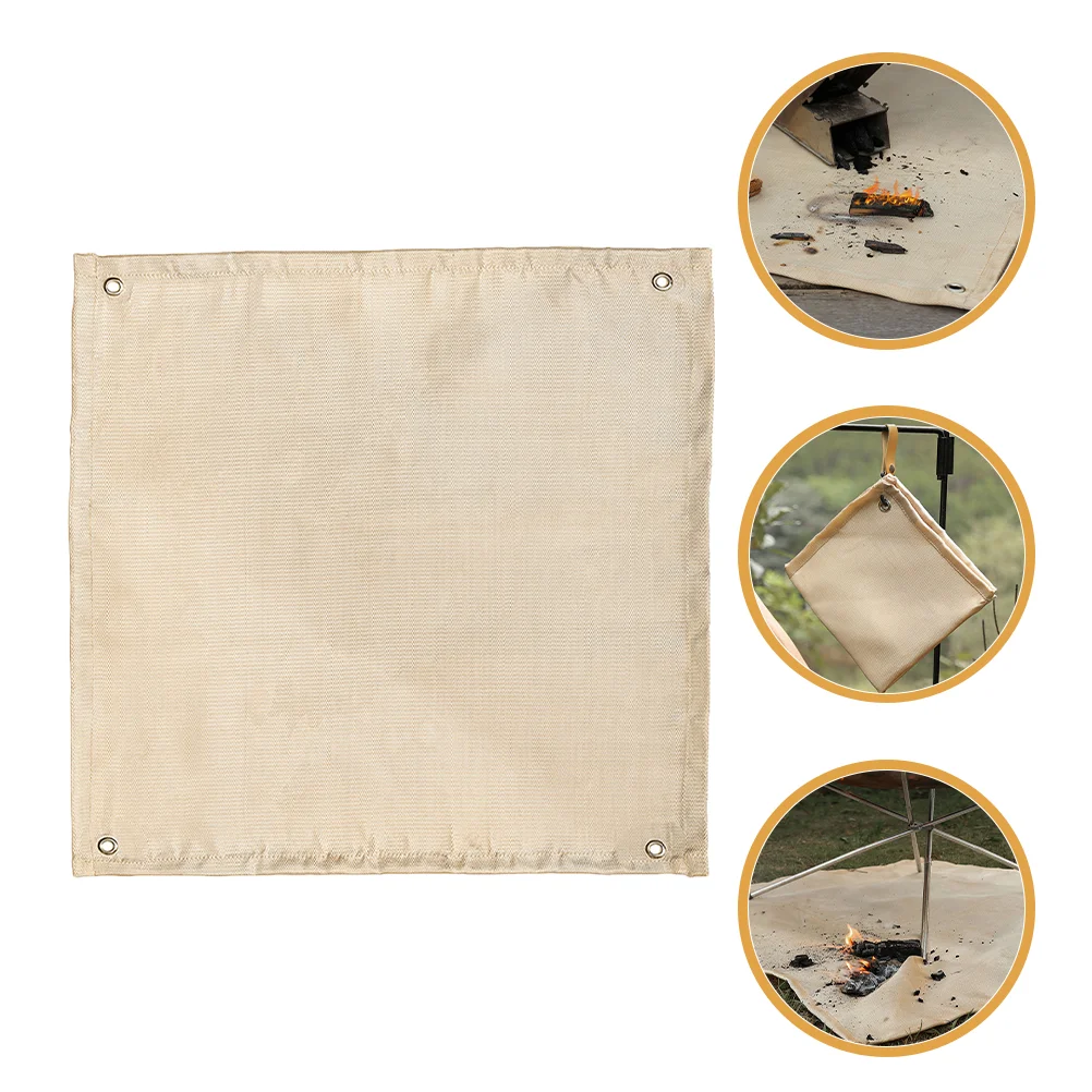 Fire Mat Fiberglass Fabric Welding Blanket Fireproof for Camping Blankets Outdoor Cloth