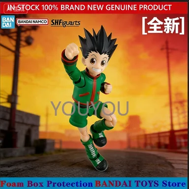

Оригинальная модель-конструктор Bandai 100% Genuine Hunter Hunter: Фигурка аниме-персонажа SHF Гон Фрикс для детей