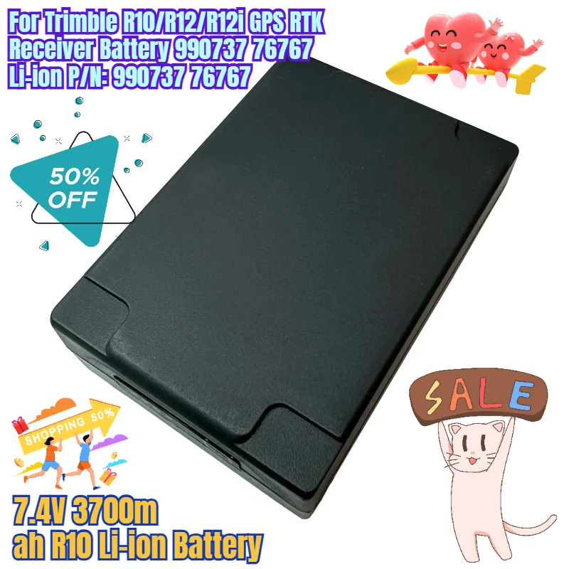 

7.4V 3700mah R10 Li-ion Battery for Trimble R10/R12/R12i GPS RTK Receiver Battery 990737 76767 Li-ion P/N: 990737 76767