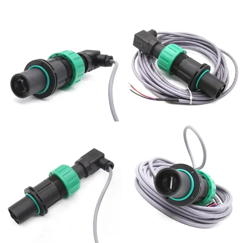SEA Dijiang ZJ-KF11 Flow Sensor Insertion Type Flange Pipe DN20-600 Industrial Chemical Acids Water Flow Meter OEM PP