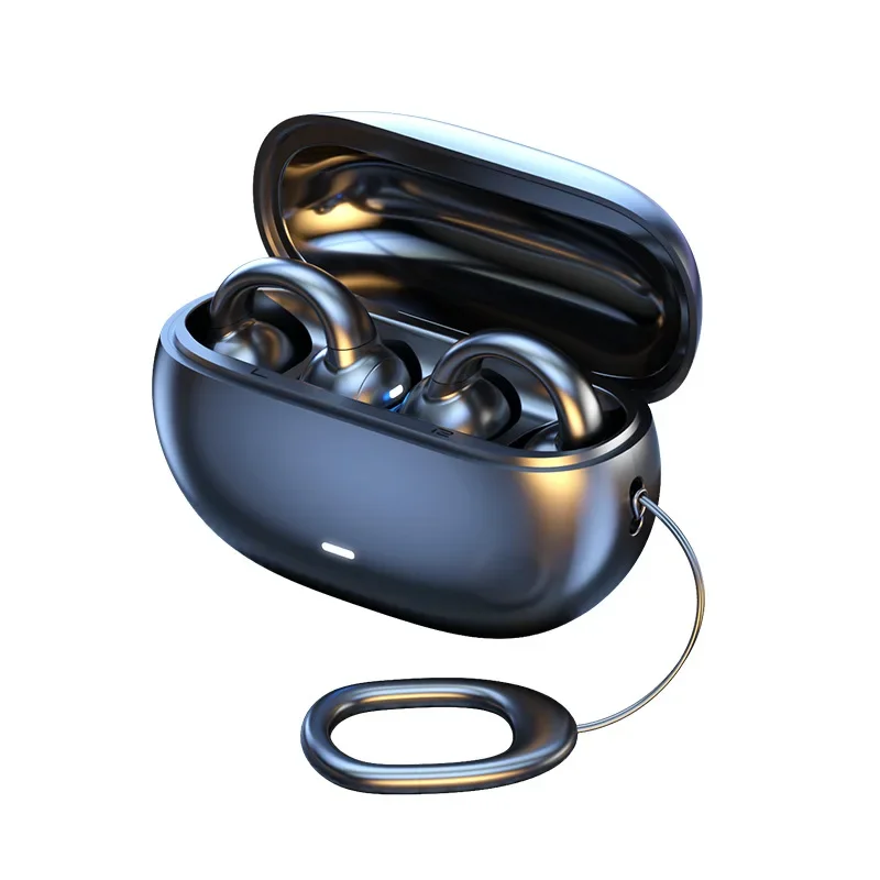 

Bone Conduction Bluetooth Headset 5.3 True Wireless Ear Clip Noise Cancelling Long Battery Life Headset