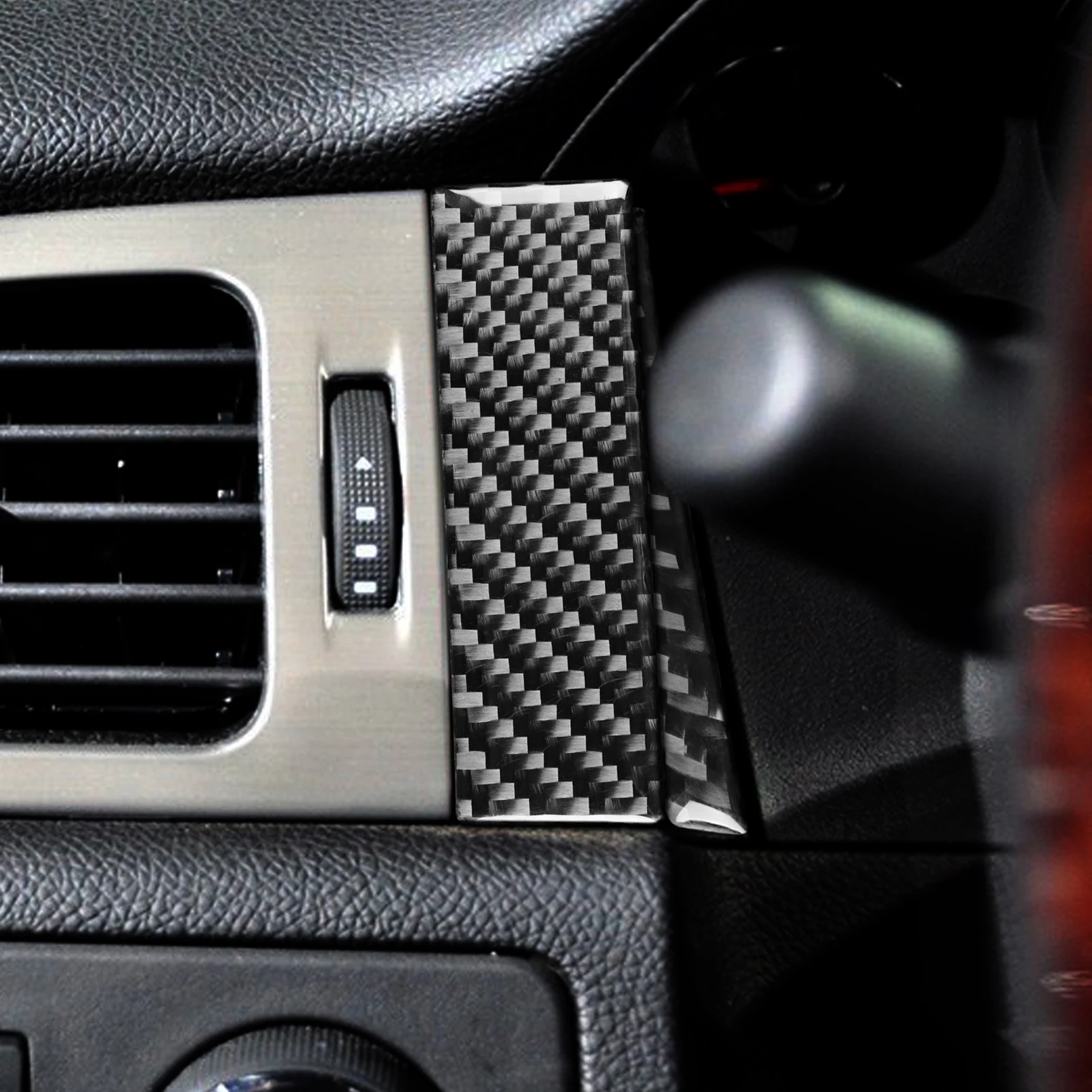 For Chevrolet Silverado Tahoe GMC Avalanche LTZ Sierra SLT 2007-13 Carbon Fiber Speedometer Both Side Trim Car Interior Sticker