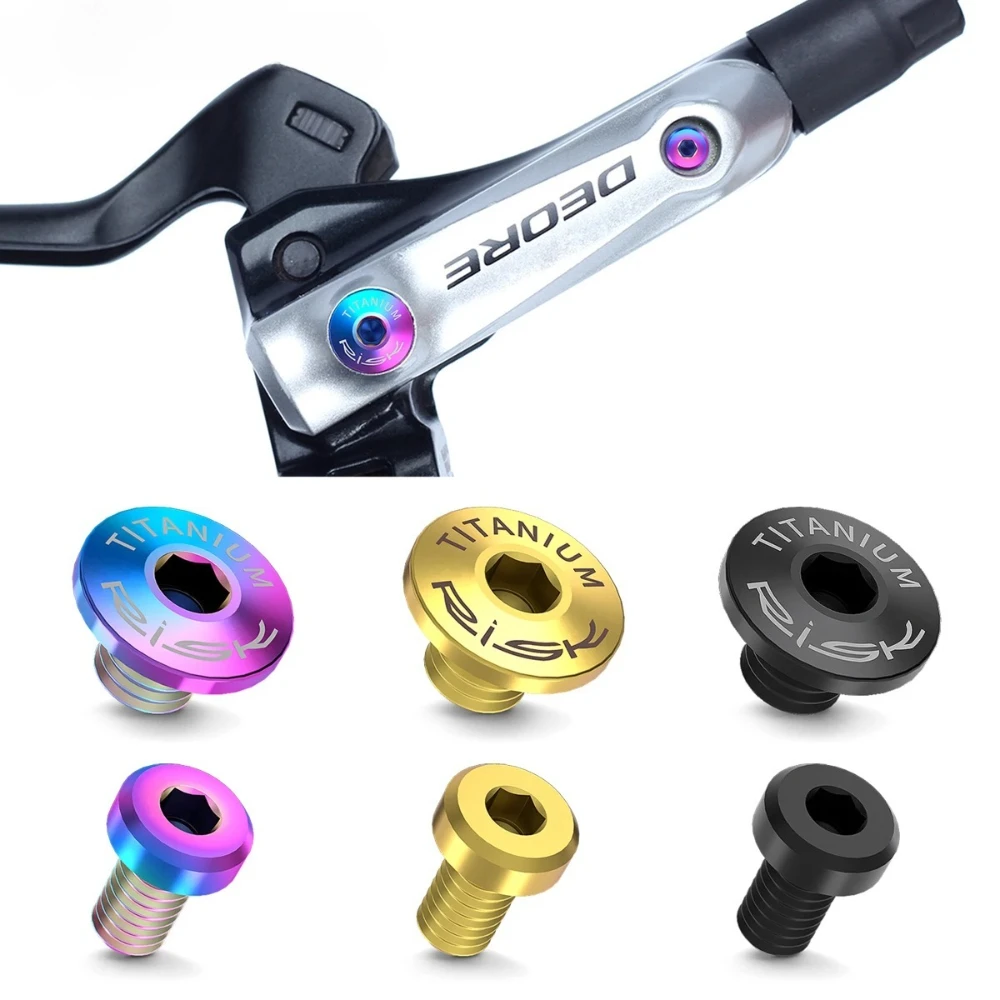 

A Whole/Separate Oil Cylinder Lid Bolts for Shimano Bike Brake Lever Titanium Disc Fixed Screw Bicycle Hydraulic Brake Bolt