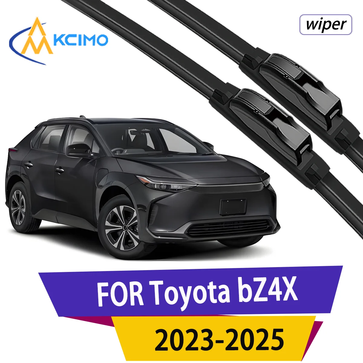 

2pcs Quality Windscreen Silent Black Car Rain Brush Suitable for Toyota bZ4X EG10 2023-2025 Subaru Solterra Front Windshield