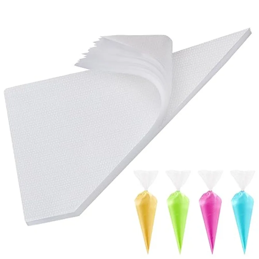 Engorgio 100 Pcs Disposable Mini Piping Bags 8 inch Pastry Bag Pastry Crimpers Small Piping Bags Disposable Pastry Bags For Cak