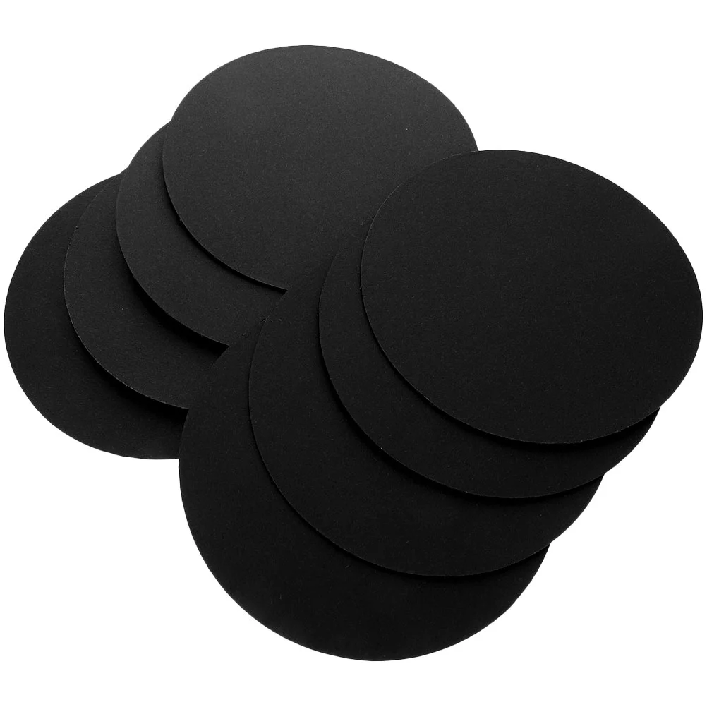 8 Pcs Circular War Drawing Cardboard Painting Set Round Pads Adhesive Disc