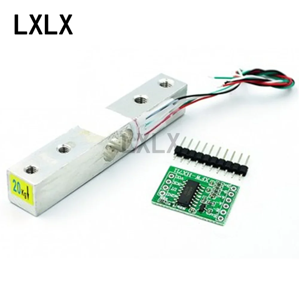 1pcs Load Cell 1KG 5KG 10KG 20KG HX711 AD Module Weight Sensor Aluminum Alloy Small Range Weighing Pressure Sensor