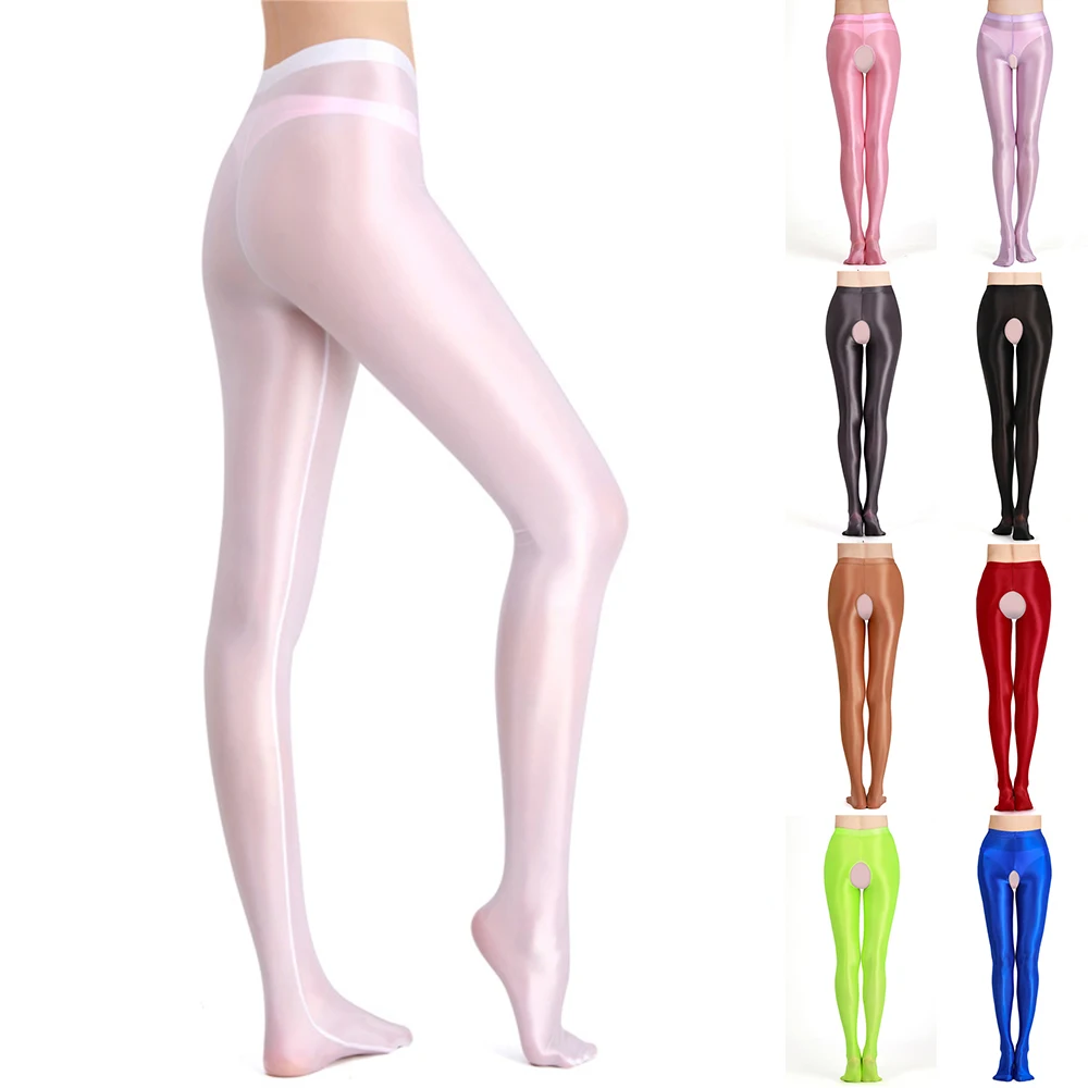 Medias pantimedias seductoras sin entrepierna para mujer, perfectas para danza y lencería, disponibles en varios tamaños