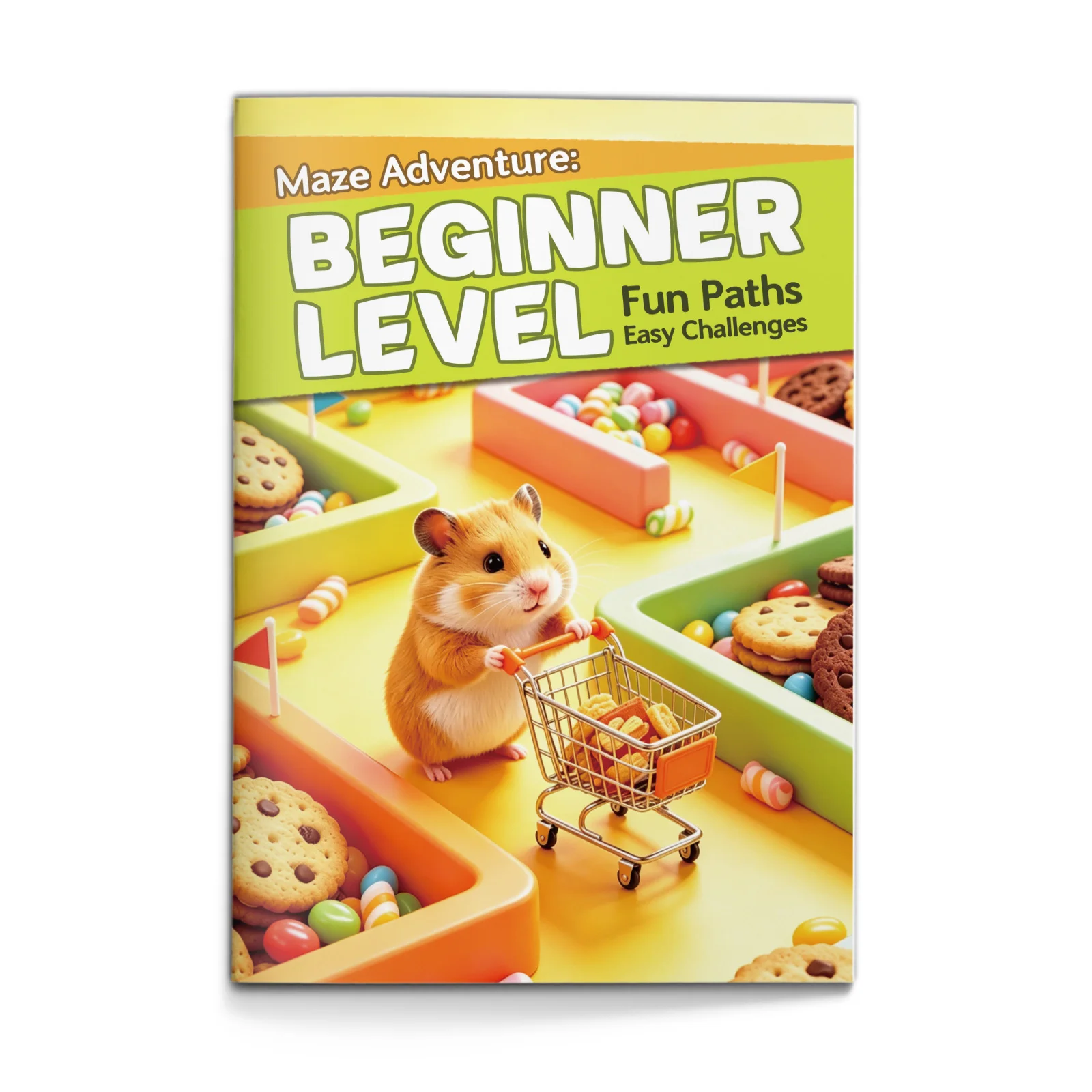 Maze Adventure: Beginner Level, Fun Paths and Easy Challenges, Starter Maze Activity for Focus, Visual Tracking