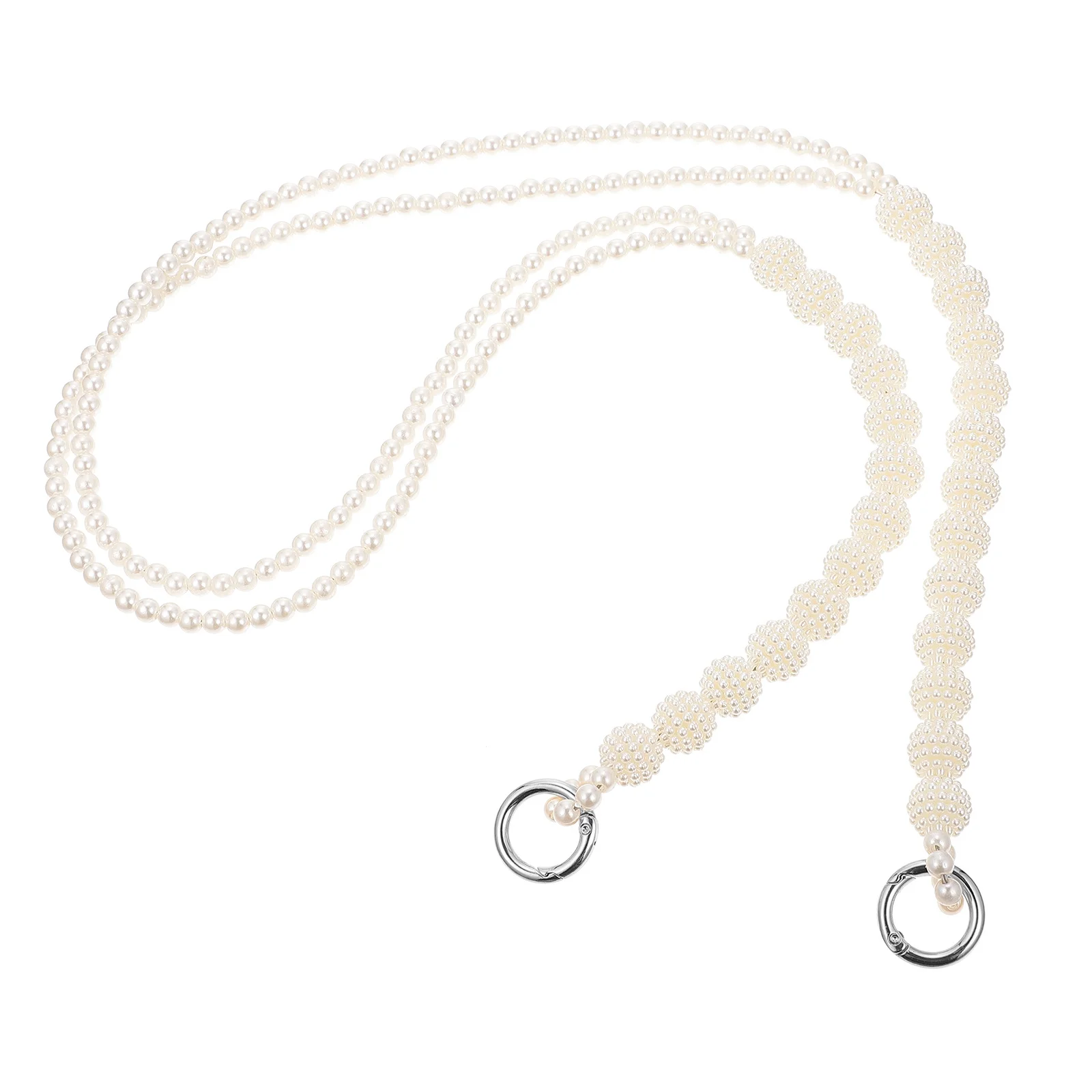 

1Pcs Pearl Bag Chain Fashion Replacement Strap for Handbag Purse DIY Accessory Stylish Decoration Bag Chain Clutches Handle