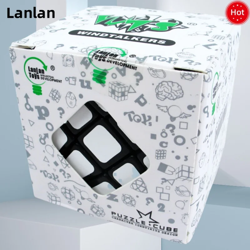 Lanlan Rex Cubo mágico Lanlan forma extraña Cubo de velocidad rompecabezas juguete niños regalo Cubo mágico rompecabezas
