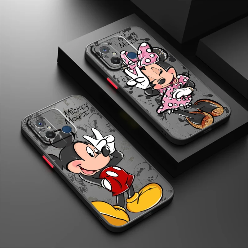 

Minnie Mickey Cute For Xiaomi Redmi 12 12C 10 11A 10X 10C 9C 9A 9AT 9 8A 8 Frosted Translucent Hard Phone Case Phone Case