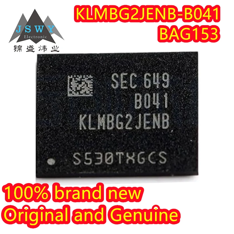 

(1/10 Piece) KLMBG2JENB-B041 32GB EMMC Version 5.2 Byte Memory Chip IC Brand New Original In Stock Ships Fast!