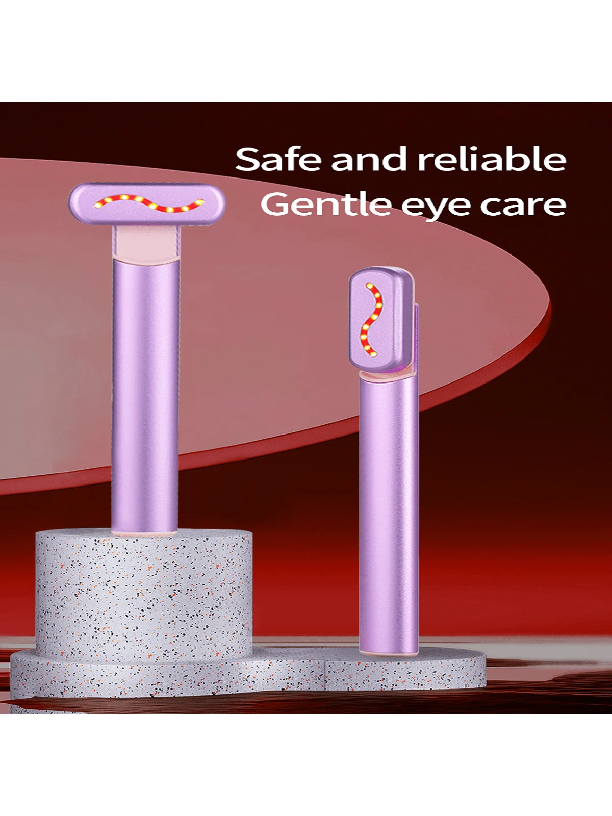 Beauty Device Multi- Beauty wiederaufladbares beheiztes Augenmassagegerät