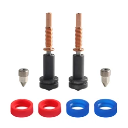 Upgraded Nozzle For REVO Hotends 0.4mm/0.6mm High Flow Nozzles Hardened Steel/Copper/Titanium /TC4 Material