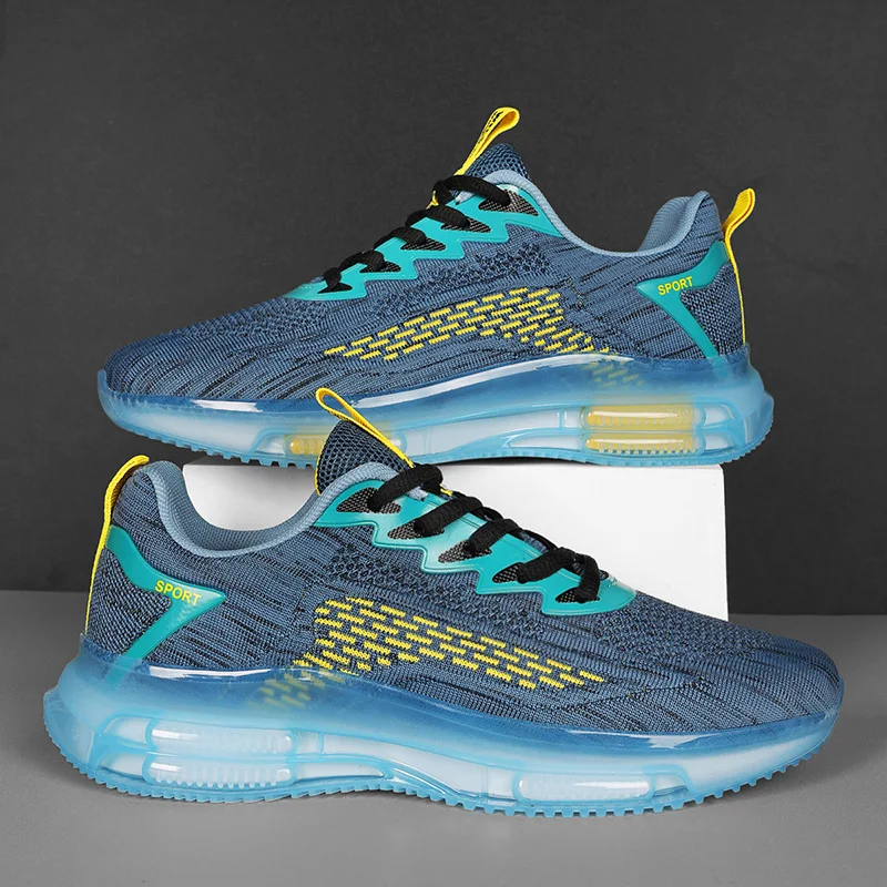 

Male Sneakers Men Running Shoes Breathable Sports Shoes 2025 New Mesh Air Cushion Sneakers for Everyday Jogging,Workout,Athletic
