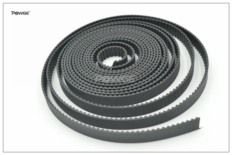 POWGE 50meters MXL Open Timing Belt Width 15mm Rubber Synchronous Belt Fit MXL Timig Pulley MXL-15